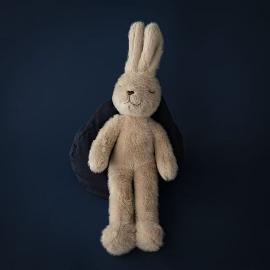 Long Eared Rabbit Soft Toy, Camel Plush Bunny, 34 cm, Ages 6+, side view