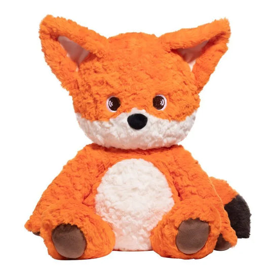 Large Animal Plush Toy, Soft Stuffed Donkey or Fox Doll, 45, 60 cm, side view