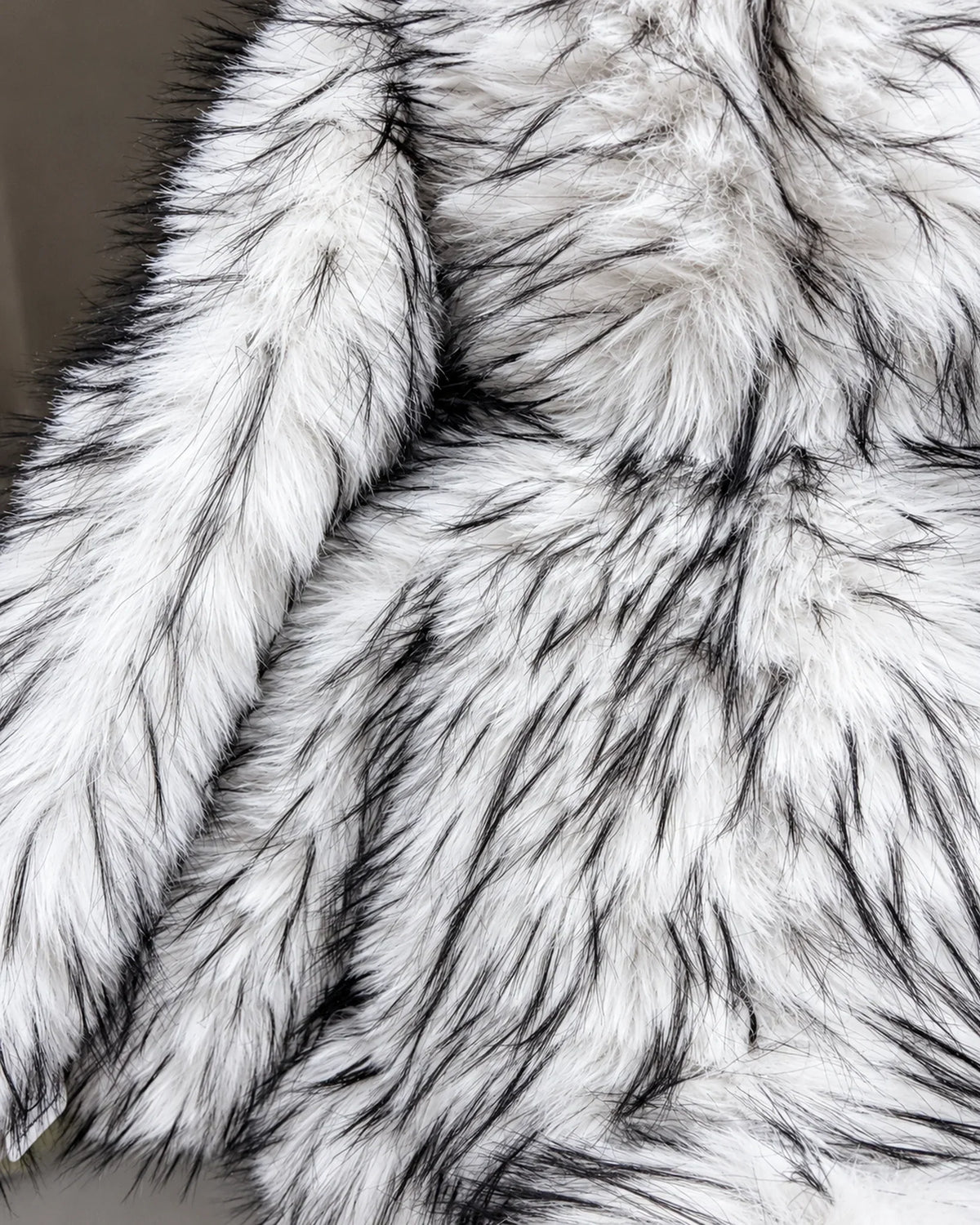 Arctic White giant bunny plush toy 70cm, close-up of the long fur