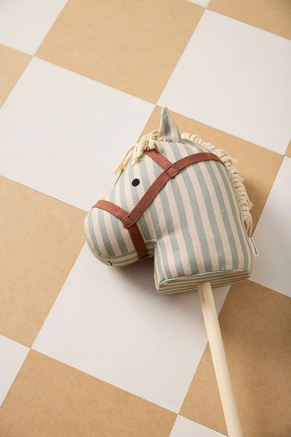 Hobby Horse - Cream and Sky Blue