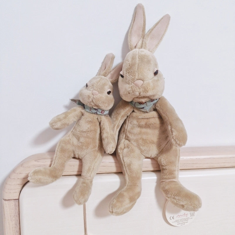 Plain Rabbit Soft Toy, Simple Bunny Doll in Off White or Brown, 23 cm, 30 cm, 40 cm, shown with the full range