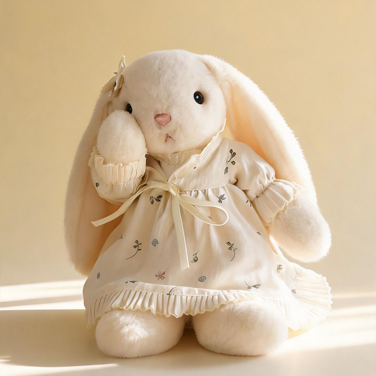 Dressed Rabbit Doll, Six Characters, 30 cm and 45 cm, Ages 6+, styled in a nursery setting