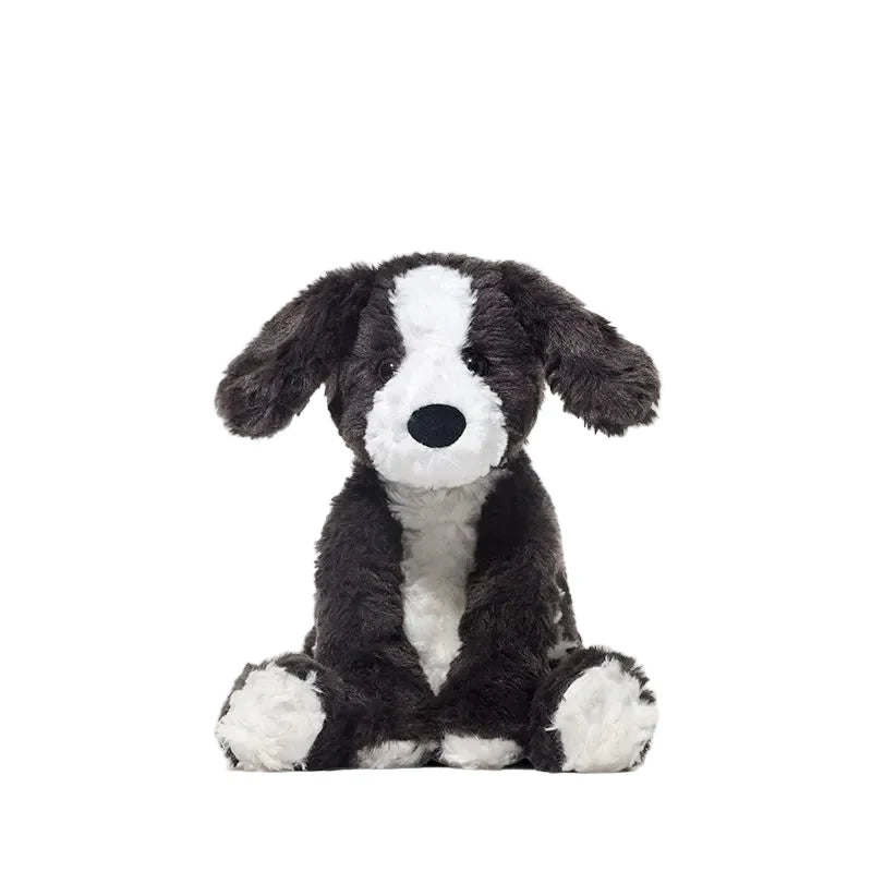Animal Plush Toy, Soft Stuffed Fox, Red Panda, Monkey or Border Collie, 24 cm, styled in a nursery setting