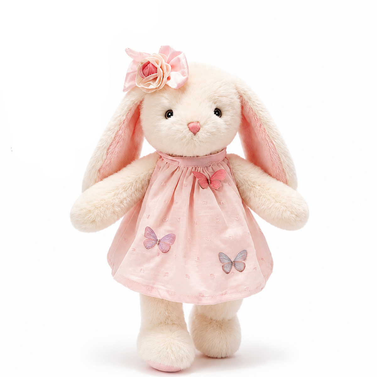 Large Bunny Plush Toy, Soft Stuffed Rabbit Doll, 45 cm, Multiple Colours, shown with the full range