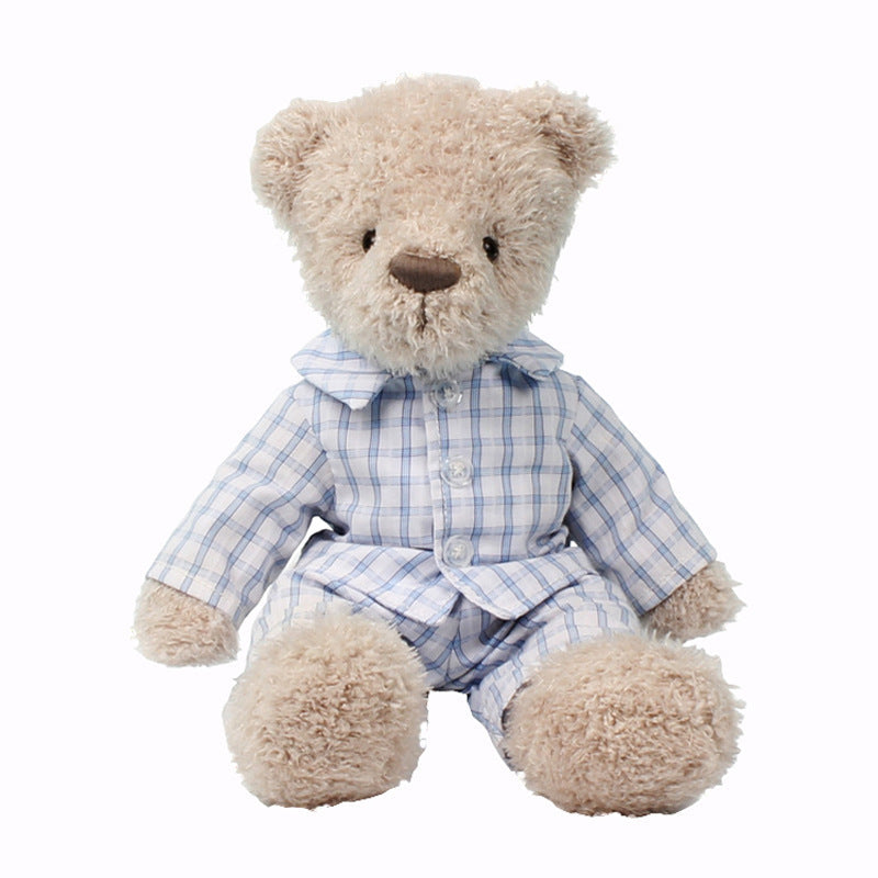 Dressed Teddy Bear, 30cm Curly Plush Bear, shown with the full range