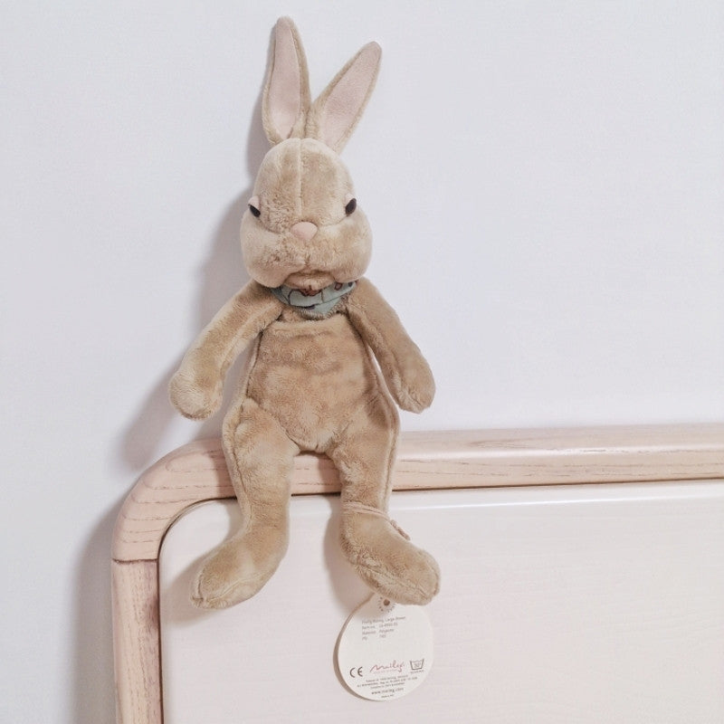 Plain Rabbit Soft Toy, Simple Bunny Doll in Off White or Brown, 23 cm, 30 cm, 40 cm, close-up detail