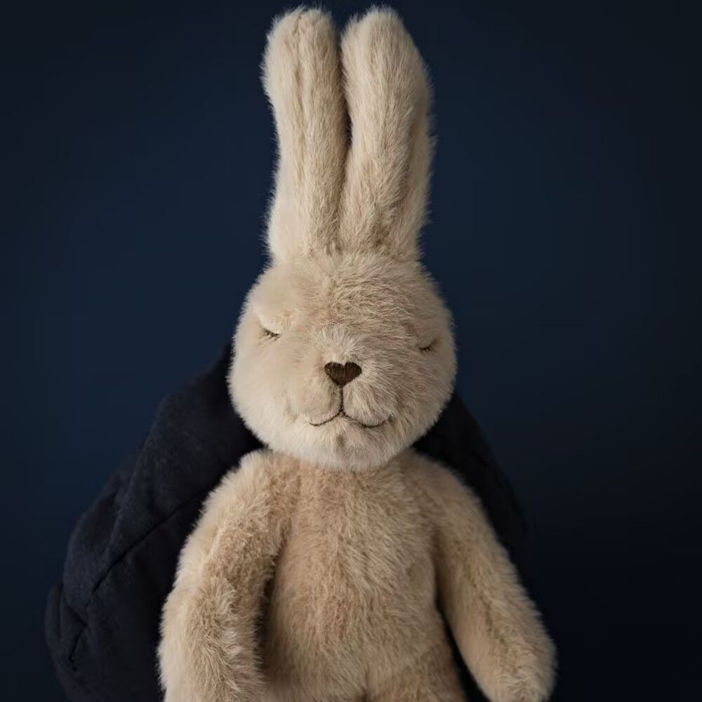 Long Eared Rabbit Soft Toy, Camel Plush Bunny, 34 cm, Ages 6+, shown with the full range