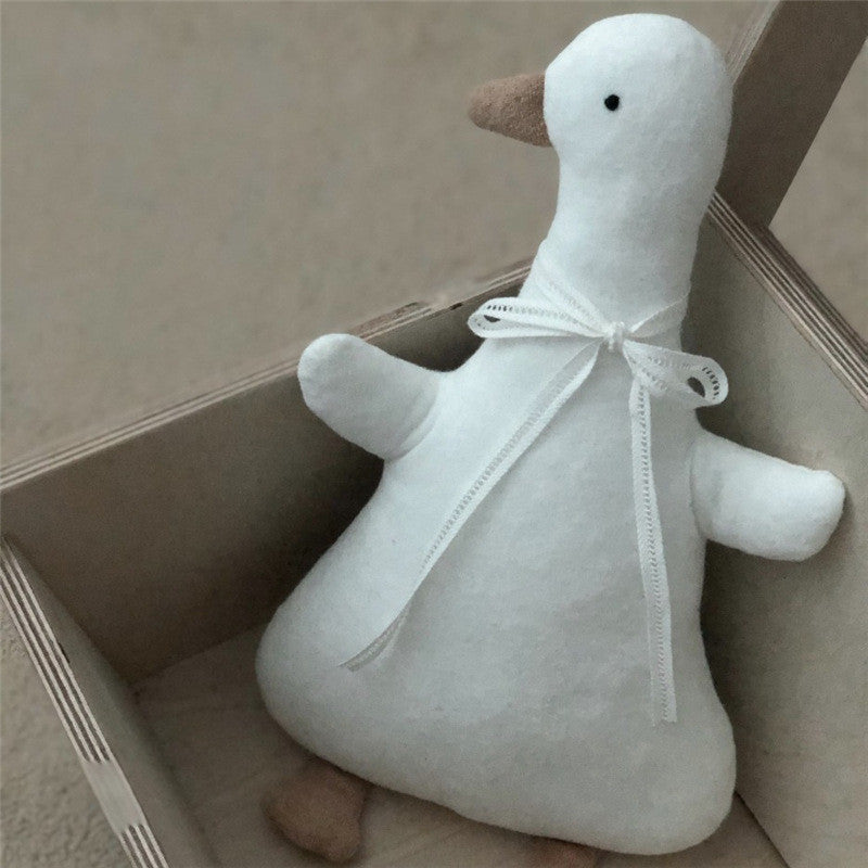 Duck Soft Toy Cushion, Cotton Plush, 45 cm, Ages 3+, front view